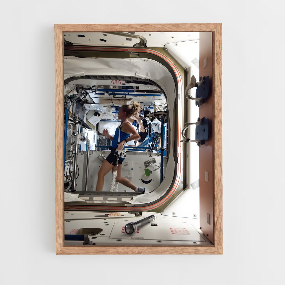 Poster Coureur de l'Espace – affiche Astronomie (vue 4)